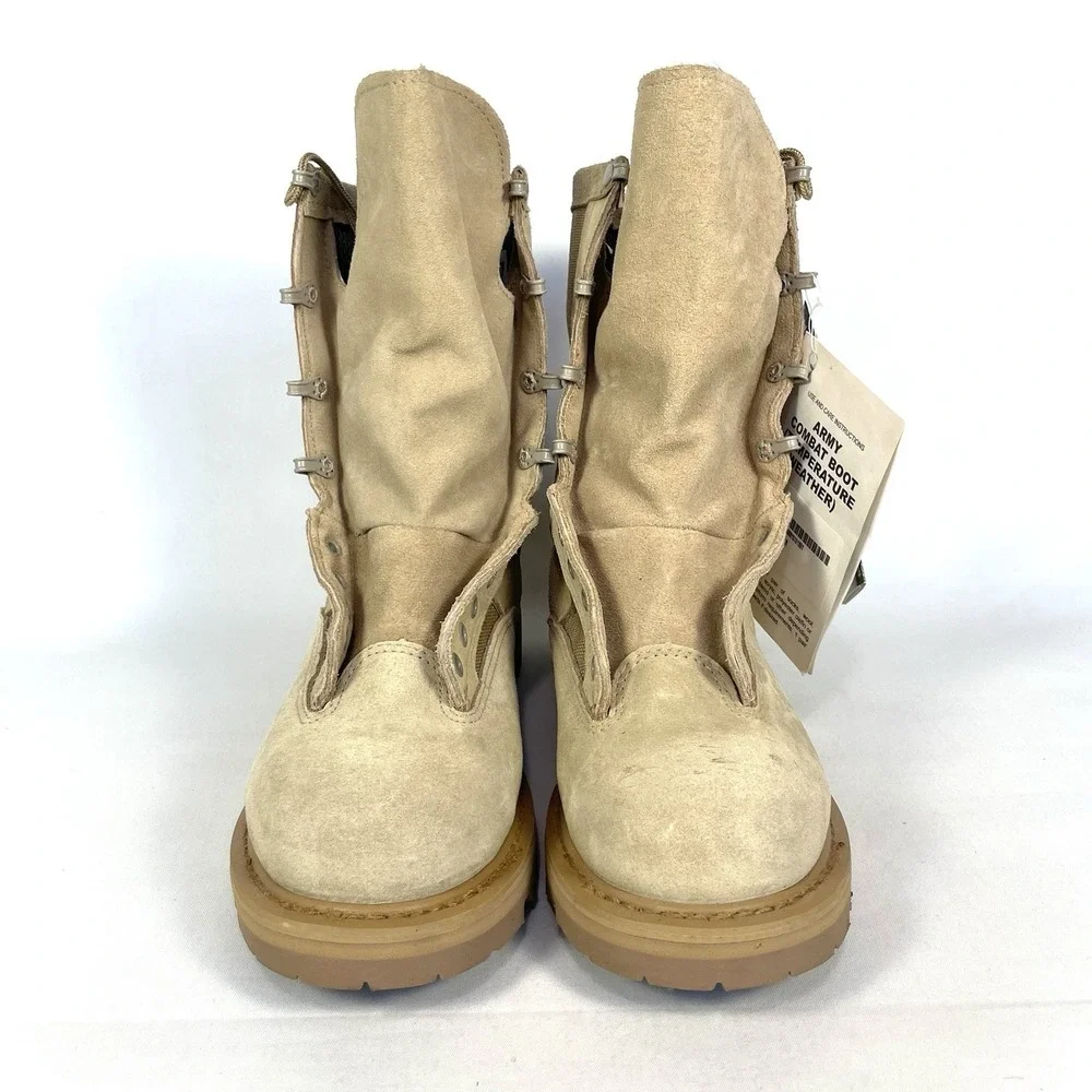 Rocky 790G Gore-Tex Combat Boots Mens 11R Tan Suede Vibram NWT Vintage